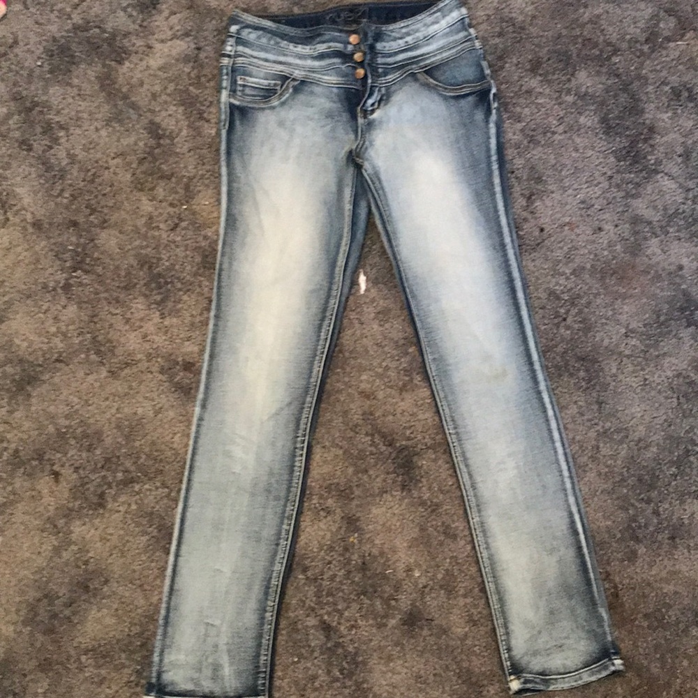 High waste skinny jeans